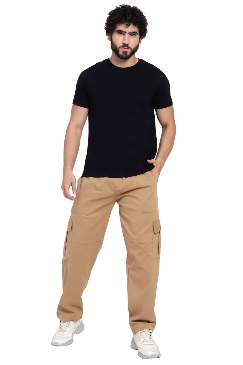 Beige cargo pants