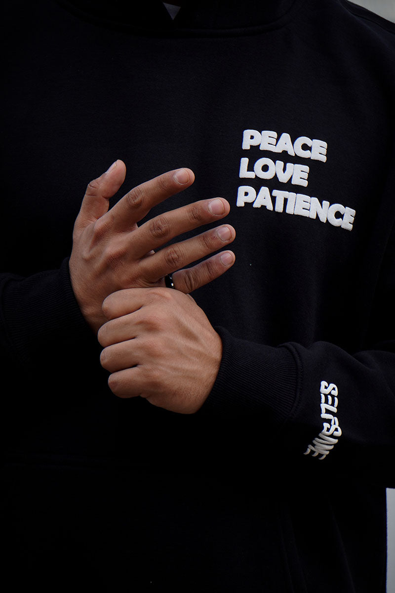 Peace love patience Hoodie